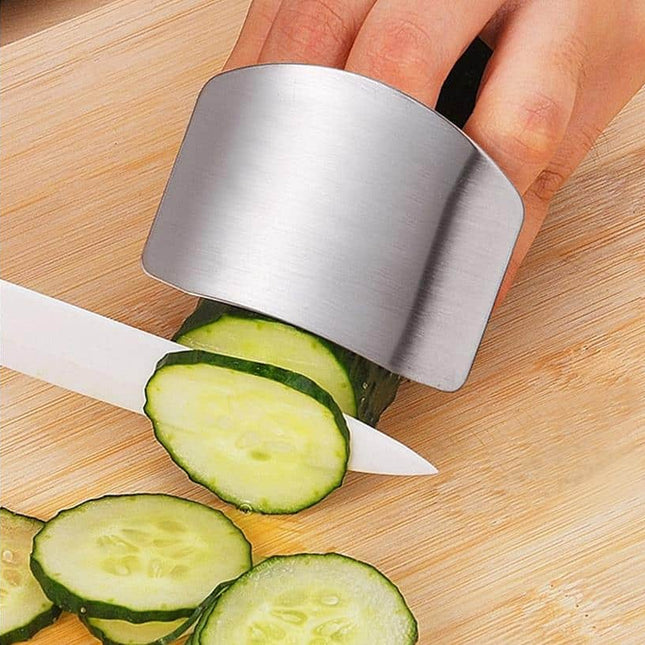 Useful Convenient Stainless Steel Cooking Finger Protector - wnkrs