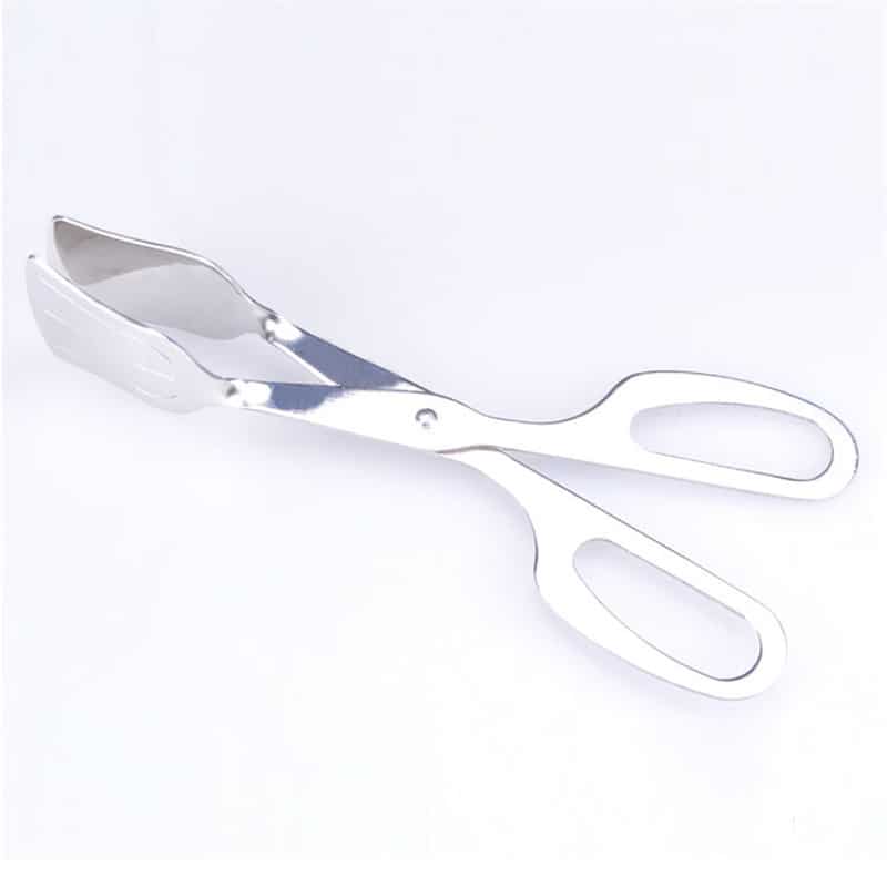 Convenient Multipurpose Heat-Resistant Stainless Steel Kitchen Tongs