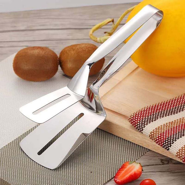 Handy Multifunctional Heat-Resistant Non-Stick Stainless Steel Kitchen Tongs - wnkrs
