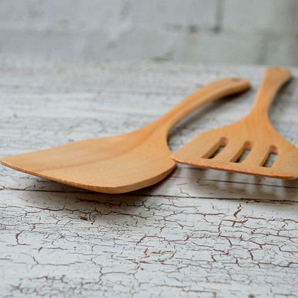 Useful Non-Stick Eco-Friendly Wood Kitchen Utensils Set - wnkrs