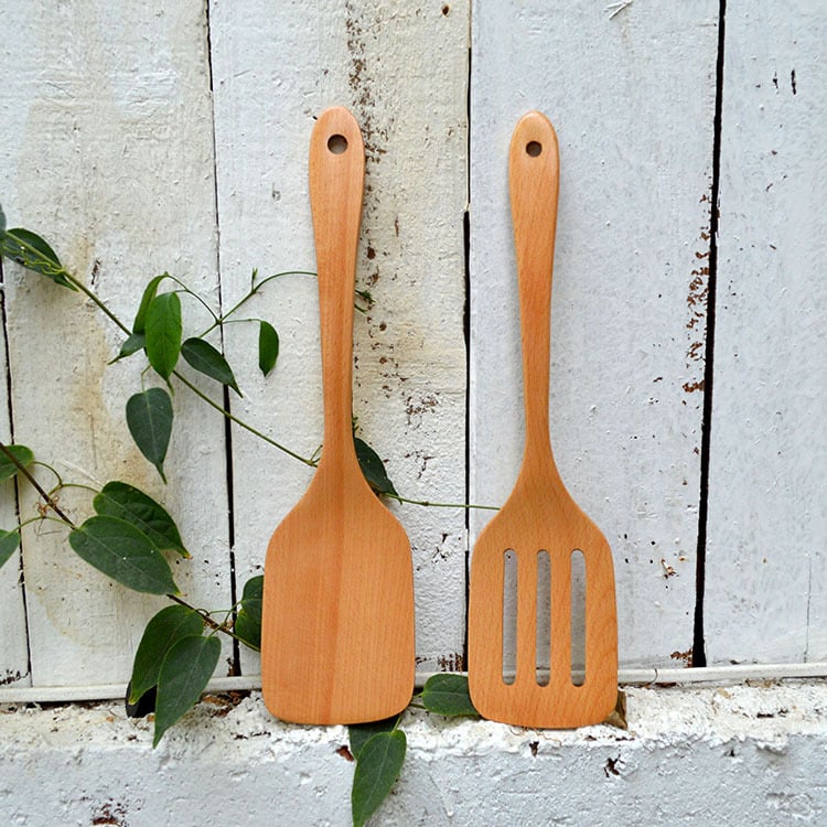 Useful Wood Kitchen Utensils Set
