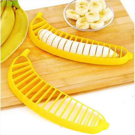 Cute Convenient Eco-Friendly Plastic Banana Slicer - wnkrs