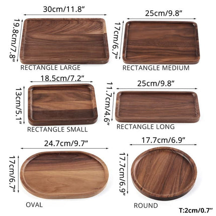 Wooden Serving Tray in 2 Shapes - Wnkrs