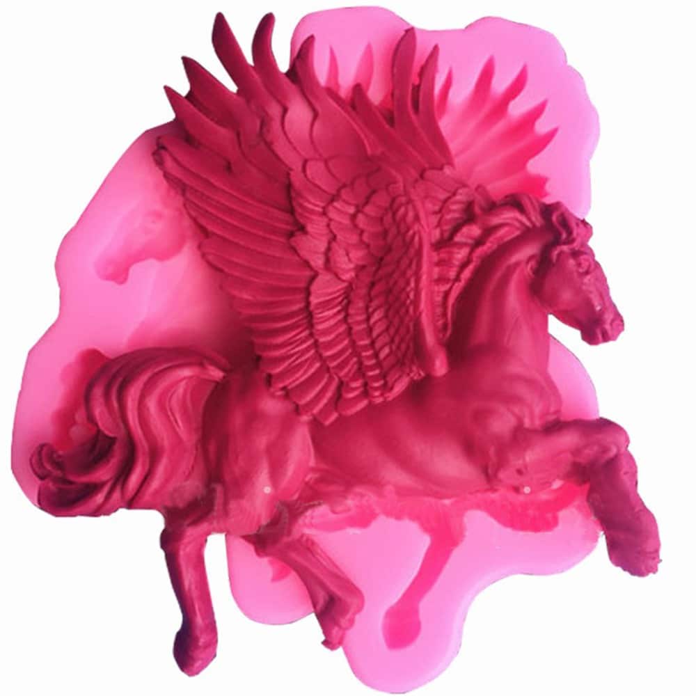 Cute Pegasus Shaped Silicone Cake Decoration Mold