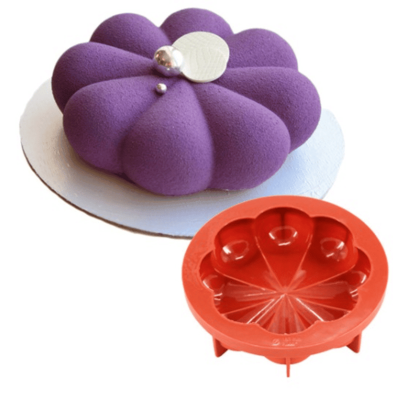 Cute Flower Shaped Non-Stick Silicone Cake Mold
