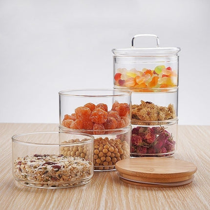 3 Layer Glass Food Storage Jar - wnkrs