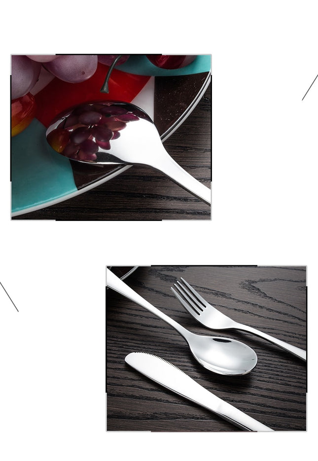 Silver Metal Cutlery Set - wnkrs