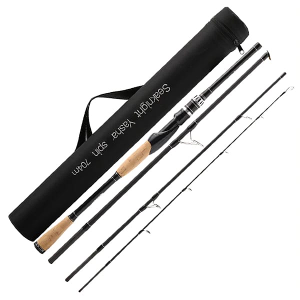 4-Section Spinning and Casting Fishing Rod with Bag - wnkrs
