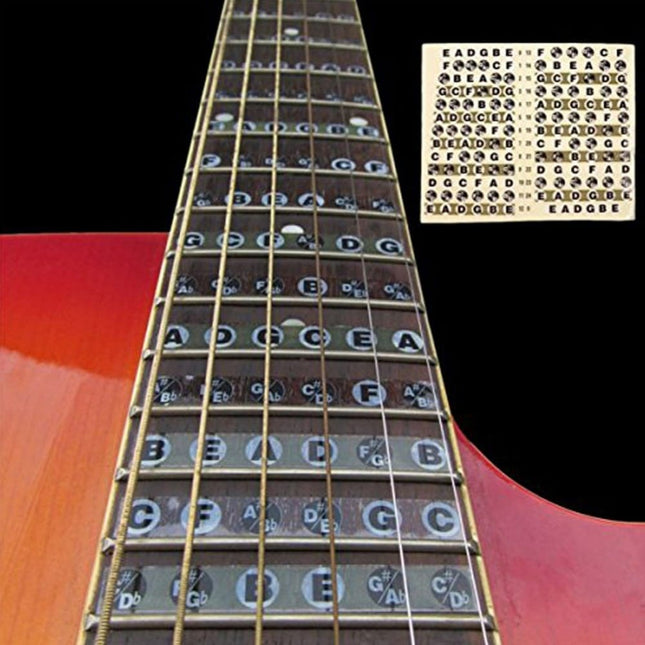 Guitar Fretboard Note Stickers - wnkrs