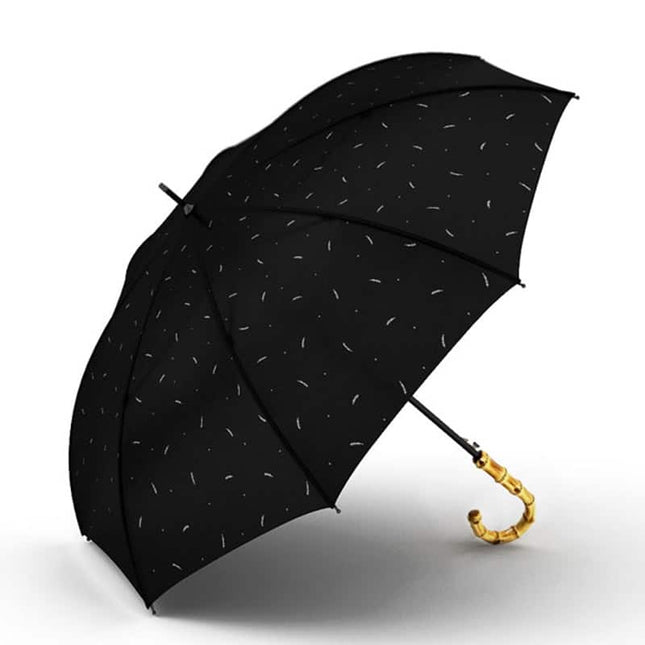Bamboo Long Handle Umbrella - Wnkrs