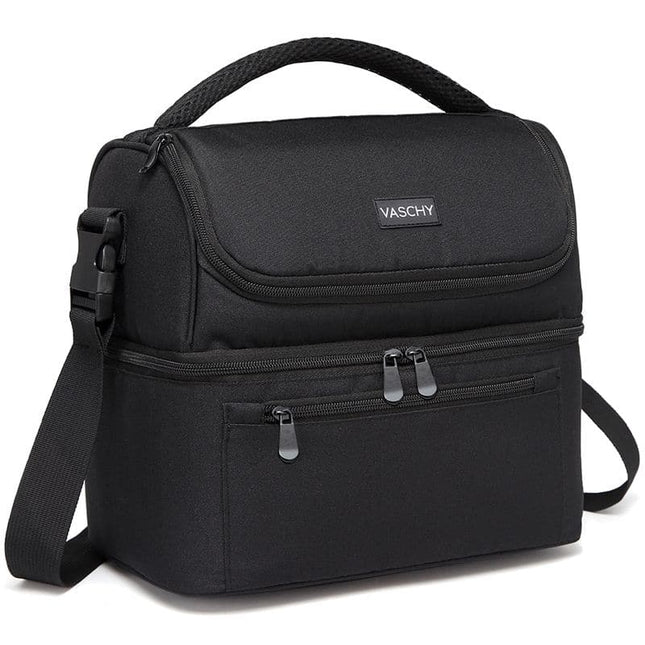 Black Insulated Lunch Bag - Wnkrs