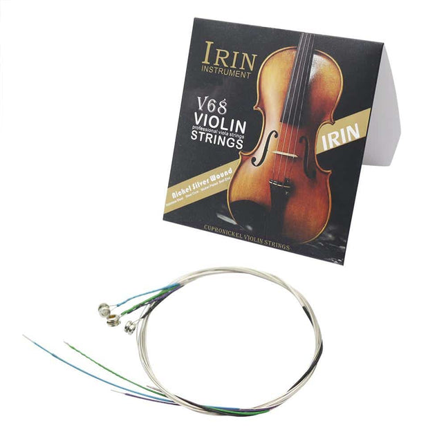 Universal Nickel Silver Stranded Steel Violin Strings 4 pcs Set - wnkrs
