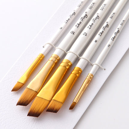 Art Paint Brushes Set, 5 Pcs - Wnkrs