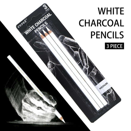 White Sketch Charcoal Pencil - Wnkrs