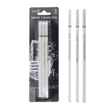 White Sketch Charcoal Pencil - Wnkrs