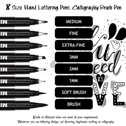 8 Pcs Calligraphy Pens - wnkrs