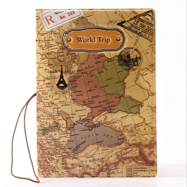 Women's World Map Passport Cover - Wnkrs