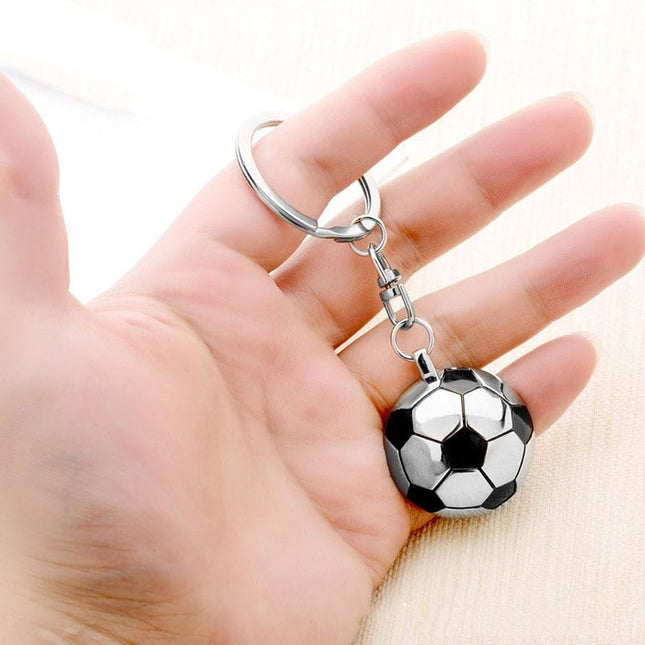 Football Designed Metal Key Chain - wnkrs