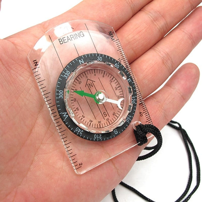 Transparent Portable Compass for Travel - wnkrs