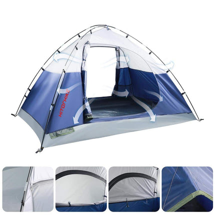 1-2 Person Single Layer Water Resistant Tent - wnkrs