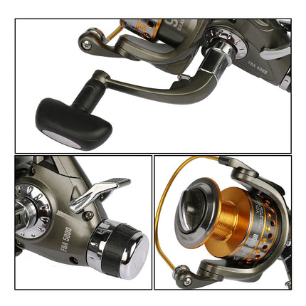5.1:1 Metal Spinning Fishing Reel with Extra Spool - wnkrs