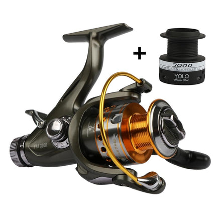 5.1:1 Metal Spinning Fishing Reel with Extra Spool - wnkrs