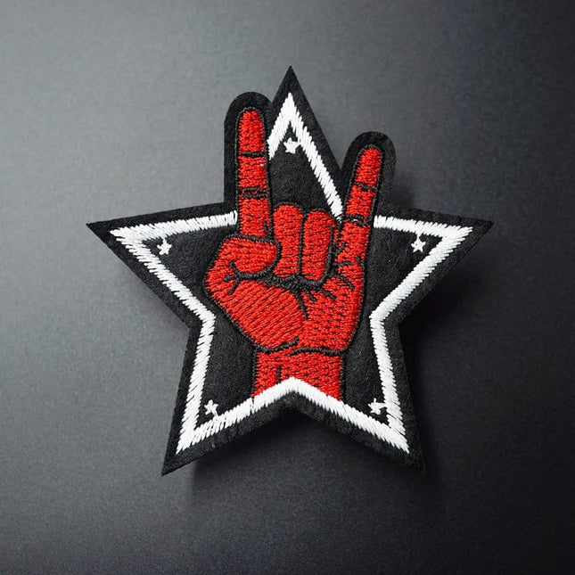 Rock On Star Patch - wnkrs