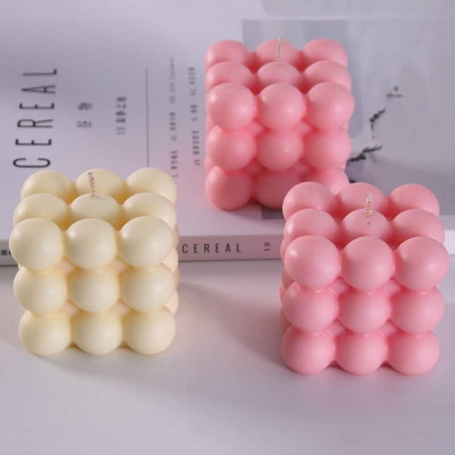 Bubble Cube Candle Mold - wnkrs