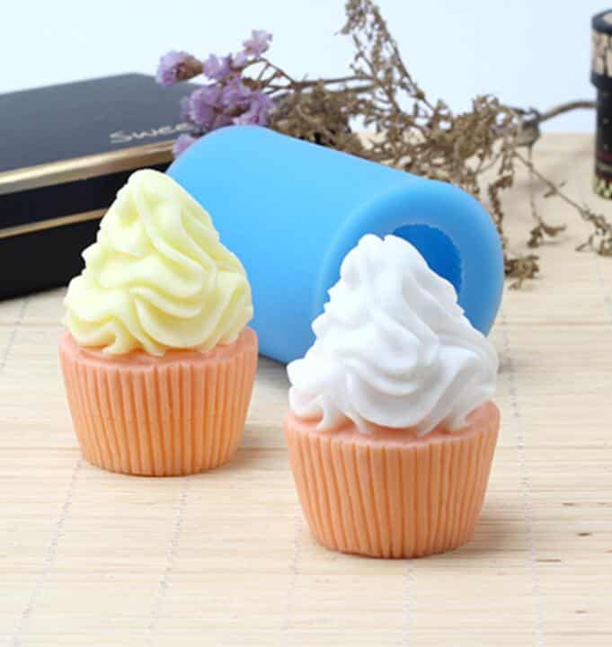 Cup Cake Candle Mold