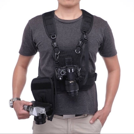 Adjustable Dual Camera Carrying Harness - wnkrs