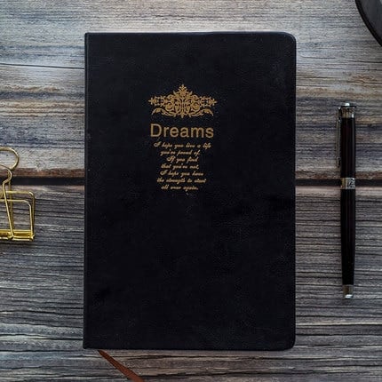 Dreams Thick Cover Notebook