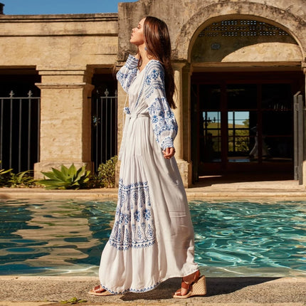 White Maxi Dreaming Dress for Women - Wnkrs