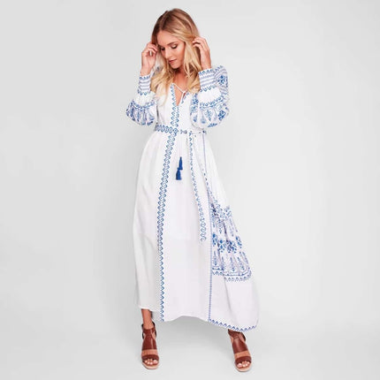 White Maxi Dreaming Dress for Women - Wnkrs