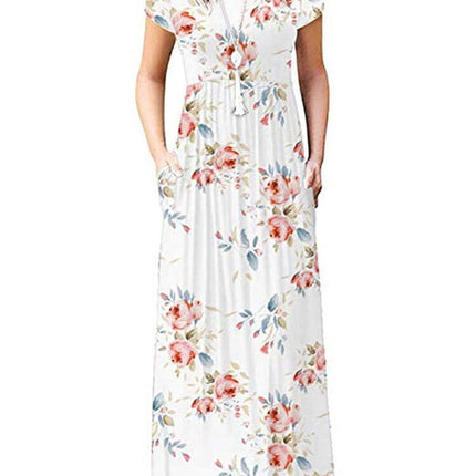 Women's Long Floral Dress - Wnkrs