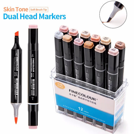 Dual Head Skin Color Alcohol Based Sketch Marker - Wnkrs