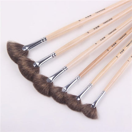 Fan Shape Oil Painting Brush - wnkrs