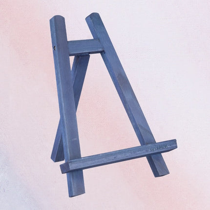 Blue Wooden Mini Display Easel - Wnkrs