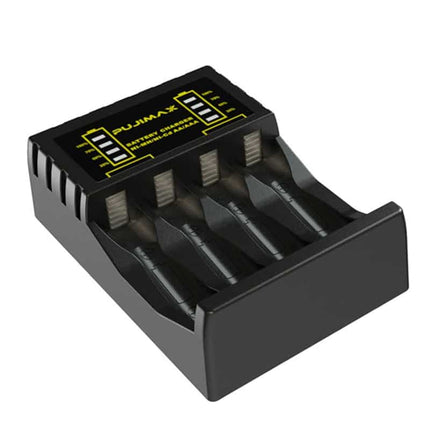 4-Slot Rechargeable Battery Charger for AA and AAA - wnkrs