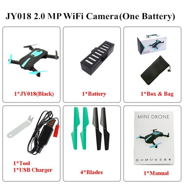Foldable Drone with FPV Camera