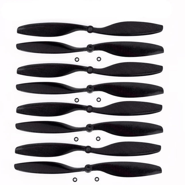 Set of 8 Carbon Fiber Propeller Blades for DJI F450/F550 Drones - wnkrs