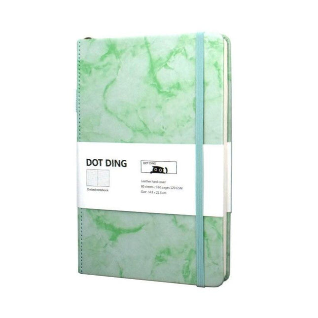 Dotted Journal in Marble Print