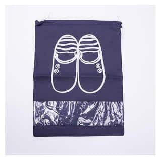 Fashion Portable Sneakers Print Travel Shoes Storage Bag with Strings - Wnkrs
