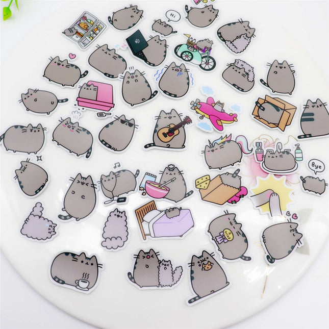 Fat Cat Decorative Stickers - wnkrs
