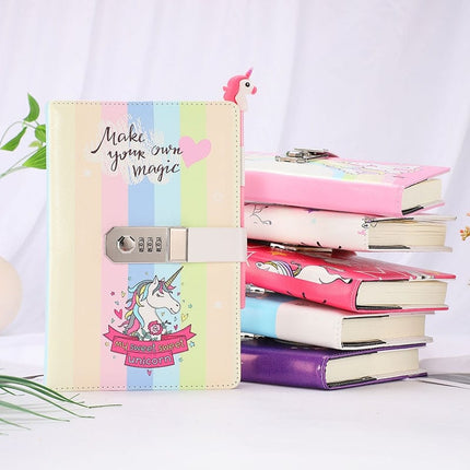A5 Cute Unicorn Girl Diary Notebook - wnkrs