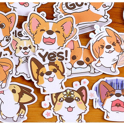 Creative Cartoon Dog Diary Stickers Set - wnkrs