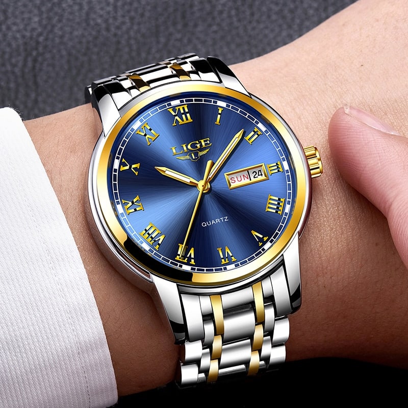 Men's Classic Stainless Steel Quartz Watch