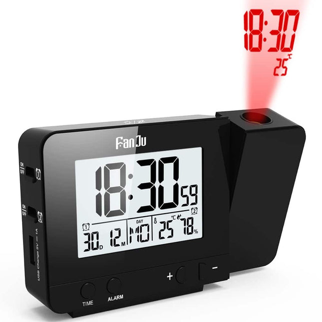 Digital Alarm Clocks with Time Projection - wnkrs