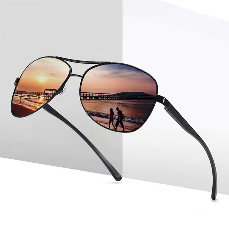 Men's Aviator Polarized Sunglasses
