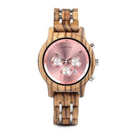 Women's Wooden Bracelet Chronograph Watches - wnkrs