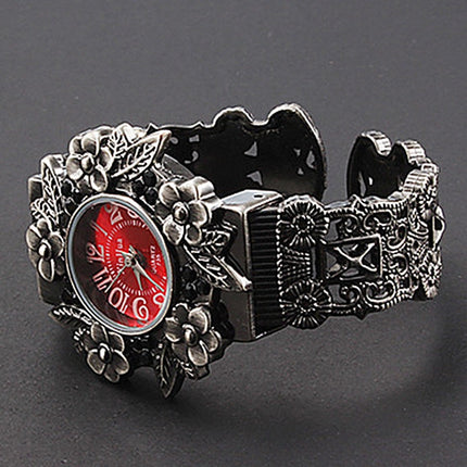 Women's Carved Steel Bracelet Watch - wnkrs